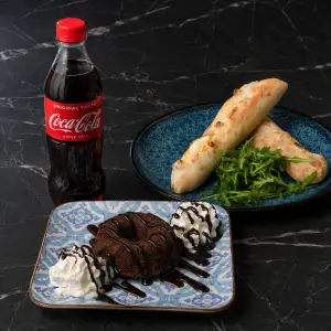 Pizzastangerl + Mohr im Hemd + Cola 0.5 bei Don Roberto Graz
