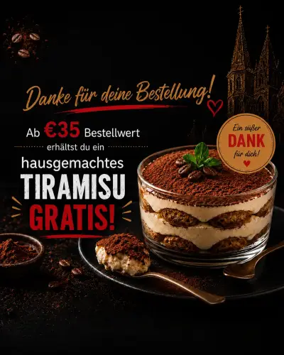 Dessert geschenkt bei Don Roberto Graz